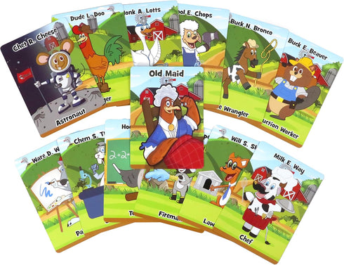 Regal Games Farm Match, Slap It, Old Maid Card Games for Kids Ages 4 5 6 7 8+ | Family Fun Playing Card Set (160 Game Cards, 3 Pack)...