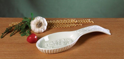 Mikasa Italian Countryside Spoon Rest, 10-Inch, White...