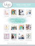 lulujo Baby’s First Year Milestone Blanket and Card Set | 40in x 40in (I Will Move Mountains)...