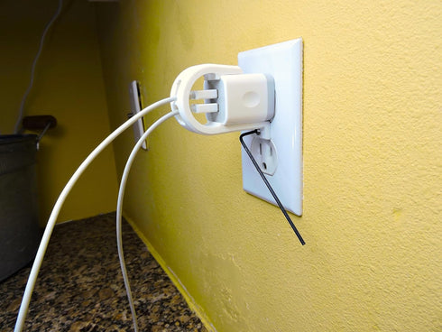for Ailkin and FiveBox dual chargers - Secures charger to outlet via security screw...