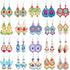 Kigeli 20 Pairs Diamond Painting Earrings Jewelry Diamond Art Earring Kit for Jewelry Making 5D DIY Earring Making Kit for Adults Kids Boho Dangle...