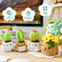 Imcrasy Crochet Kit | Crochet Kit for Beginners | Beginner Crochet Kit with Step by Step Video Lessons | 6 PC Potted Plants and Succulent Family C...