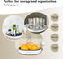 Lazy Susan Turntable,Non-Skid Lazy Susan Organizer for Cabinet,Refrigerator,Pantry,Kitchen,Bathroom Organization and Storage,Countertop,Under Sink...