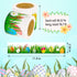 Spring Easter Bulletin Board Border, 2 Rolls Spring Green Grass Easter Egg Bunny Bulletin Board Border Trim for Spring Easter School Classroom Hol...