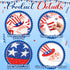 68 Pcs 4th of July Bulletin Board Decorations Hats off to USA Bulletin Board Hollow Cutouts American Flag Bulletin Board Border for Independence D...