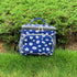 FlowFly Insulated Reusable Lunch Bag Adult Large Lunch Box for Women and Men with Adjustable Shoulder Strap,Front Zipper Pocket and Dual Large Mes...