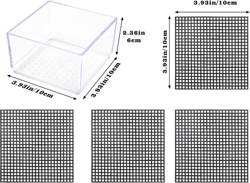 Hermit Crab Water Tank with Climbing Ramp, Hermit Crab Climbing Toy, Hermit Crab Habitat, Hermit Crab Pool Supplies, Aquarium Tank Cage Accessorie...