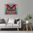 Posterizer 1 pcs- psychedelic funky hippie colorful owl print 2-Abstract & Modern Art-Fantasy & Fiction Art- Living Room Bedroom Decor- unframed w...
