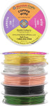 Mandala Crafts 18 Gauge Copper Wire for Jewelry Making Beading Wire - Assorted Copper Crafts Wire Bendable Beading Jewelry Wires for Wrapping - 16...