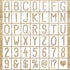 6 INCH 42 Pcs Alphabet Letter Stencils, Reusable Interlocking Templates Symbol Numbers Stencils Kit for Painting Inspirational Quotes Signs on Woo...