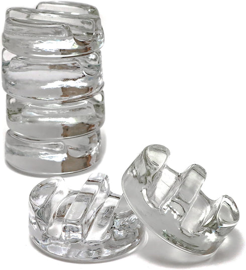 Trademark Innovations Glass Fermentation Pickling Jar Weights, Groove Grip Style (Set of 6)...