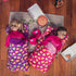 THE QUEEN'S TREASURES 18 Inch Doll Accessories, Set of 2 Soft Sleeping Bag Bedding (1 Pink and 1 Purple), Compatible with American Girl...