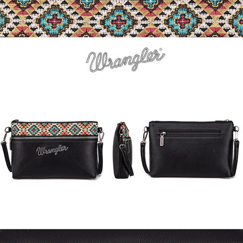 Wrangler Western Cowhide Crossbody Bags for Women Clutch Wristlet Purse...