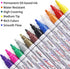 Overseas Paint Markers Pens, Painting Marker on Almost Anything Quick Dry and Permanent, Oil-Based Paint-Marker Pen Set for Rocks, Wood, Fabric, P...