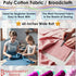 | Poly Cotton Fabric for Sewing | Broadcloth Fabric | by The Yard | 60" Wide Roll | Lightweight, Breathable | Lining, Home Textile, Skirts, Tote B...