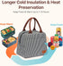 Bagseri Insulated Lunch Bag Women - Lunch Bag for Women Men Reusable Lunch Box Leakproof Thermal Cooler Sack Food Handbags Case High Capacity for ...