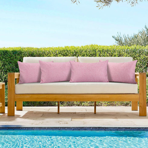 OTOSTAR Outdoor Waterproof Throw Pillow Covers Garden Decorative Cushion Case Pillow Covers Outdoor Pillowcases Patio Pillows for Couch Sofa Tent ...