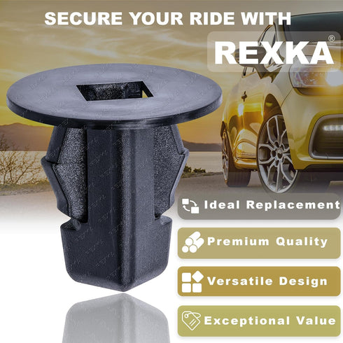 Rexka 30pcs Fender Liner Screw Grommet Compatible with Toyota Lexus 90189-06236 Highlander Prius Tundra LC500 RC200t RC300 RC350...
