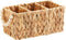 Mud Pie Woven Utensil Set, 9" x 4.5", Brown...