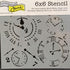 The Crafters Workshop Stencils, Reusable for Crafts, Art, Greeting Cards, Paint or Mixed Media, 2 Pk, 6" x 6", Gears/Time Travel...