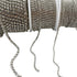 10 Yard Crystal Rhinestone Close Chain Clear Trim Sewing Craft Silver color (4mm)...