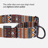 CollarDirect Martingale Collars for Dogs Heavy Duty Tribal Pattern Adjustable Soft Safety Training Nylon Wide Pet Collar Medium Large (Pattern 3, ...