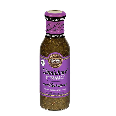 Gaucho Ranch Chimichurri Sauce Mediterranean | Chimichurri Seasoning Mix of Parsley, Basil, Garlic and Thyme | Adobo Sauce Gluten Free, Keto, Vega...
