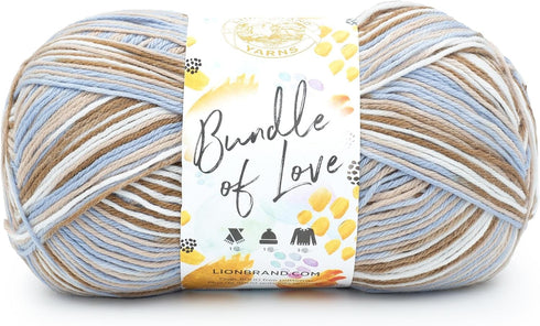 Lion Brand Yarn Bundle of Love yarn, Weathered Wood......