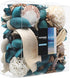 Qingbei Rina Summer Potpourri,Ocean Scent Potpourri Dried Flower,Blue Decorative Bowl Vase Filler, Home Fragrance Sachet, Beach Coastal Breeze Dec...