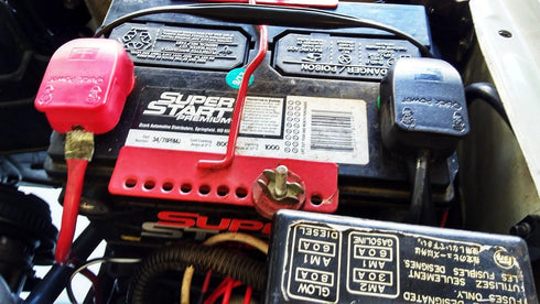 MOTOPOWER MP69011 Battery Quick Release Connectors Battery Quick Disconnect Terminals (Red & Black)...
