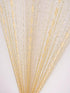 Hysenm Door String 39x79 Inch Curtains Beige Panel Soft Balls Romantic Glitter Fringe Room Divider Home Décor Wedding Girls Bedroom Window Living ...