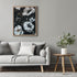 Posterizer 1 pcs-big lush white flowers in the wild-chic decor-Floral & Botanical Art-Abstract & Modern Art-Decor for Home & Office- UNFRAMED Wall...