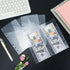 5pcs A6 Clear Binder Cash Envelopes, A6 Insert with 2 Pockets for Budgeting Money,Binder Pockets Index Envelopes for 6 Ring Budgeting Binder Inser...