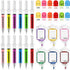 48 Pieces Fun Nurse Pens Set 12 Pcs Syringe Pens 12 Pcs Pill Pens 24 Pcs Blood Bag Sticky Notes Retractable Novelty Ballpoint Pen Cute Ballpoint P...
