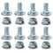 8-Pack 710-0451 Skid Shoe Carriage Bolts Nuts & Washers Replaces MTD Cub Cadet Yardman 784-5580 736-0242 712-0406 Snow Blowers Parts...