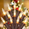 13FT 50 Clear Christmas Lights Outdoor, UL Approved Christmas Tree Lights with Brown Wire, Incandescent Mini Lights Plug in for Indoor Outdoor Tre...