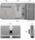 Electronic Organizer Travel Case,Folding Tech Pouch,Charger USB Cable Accessories Storage Bag,Travel Essentials for Power Bank,Charging Cords,Mous...