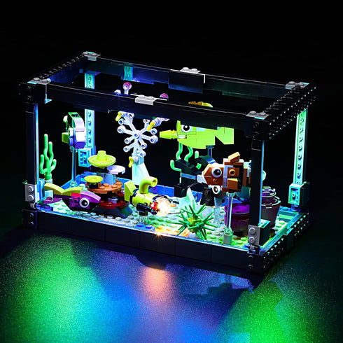 YEABRICKS LED Light for Lego-31122 Creator 3-in-1 Fish Tank Building Blocks Model (Lego Set NOT Included)...