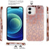 J.west Case Compatible with iPhone 12/12 Pro 6.1-inch, Luxury Saprkle Bling Glitter Leopard Print Design Soft Metallic Slim Protective Phone Cases...