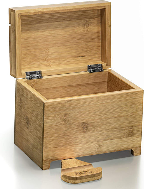 Prosumer's Choice Bamboo Recipe Card Organizer with Fold Out Tablet and Smartphone Stand | Display Recipes While Cooking | No Assembly Required...