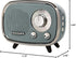 Crosley CR3039A-TN Rondo Retro Portable Rechargeable Bluetooth Speaker, Tourmaline...