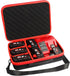 Battery Case Hard Carrying Storage Box Holder, Carrying Case for Milwaukee M12 12V Battery and Charger, Holds for 2.0/3.0/4.0/5.0/6.0/6.5/8/9.0/12...
