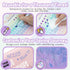 Axolotl 100 Envelopes Money Saving Challenge Binder, A5 Savings Budget Challenges Binders with Cash Envelopes, 100 Days Envelope Saving Binder Boo...