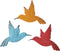 Scwhousi Metal Hummingbird Wall Decor, Outdoor Garden Patio Fence Wall Art,Hanging Decorations for Living Room, Bedroom,3 Pack...