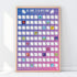 Gift Republic 100 Family Activities Scratch Off Poster Things to Do with Activity Ideas Wall Art Scratchable Bucket List...