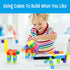 SpriteGru Math Linking Cubes, Math Cubes Manipulatives with Activity Cards Linking Cube Math Counters for Kids Kindergarten Learning Activities...