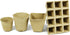 Set of 16 Biodegradable Eco Friendly Peat Pots! 3.125" Diameter x 3" - Recycled Non Bleached Peat Pots Perfect for Seed Germination! No Transplant...