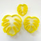 CHENRUI Set of 3 Monstera Leaf Polymer Clay Cutter Set Cookie Fondant Cutters...