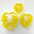 CHENRUI Set of 3 Monstera Leaf Polymer Clay Cutter Set Cookie Fondant Cutters...