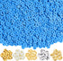 4500pcs Blue Clay Beads Kit for Bracelet Making Including 6mm Flat Polymer Clay Heishi Beads and Gold Bead Pearls Spacers Letter Beads for Jewelry...